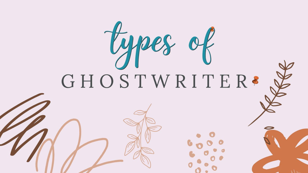 Types of ghostwriters